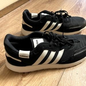 Black adidas shoes. Excellent condition! Only worn a couple times. 8.5